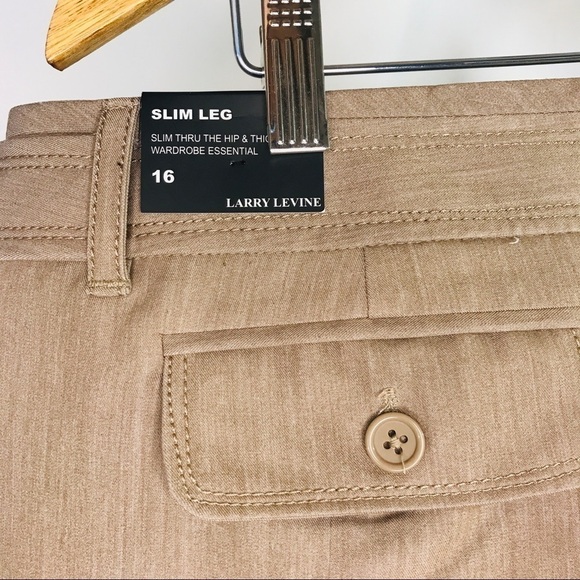 Larry Levine Slim Leg Pants Size 16 - Picture 6 of 9